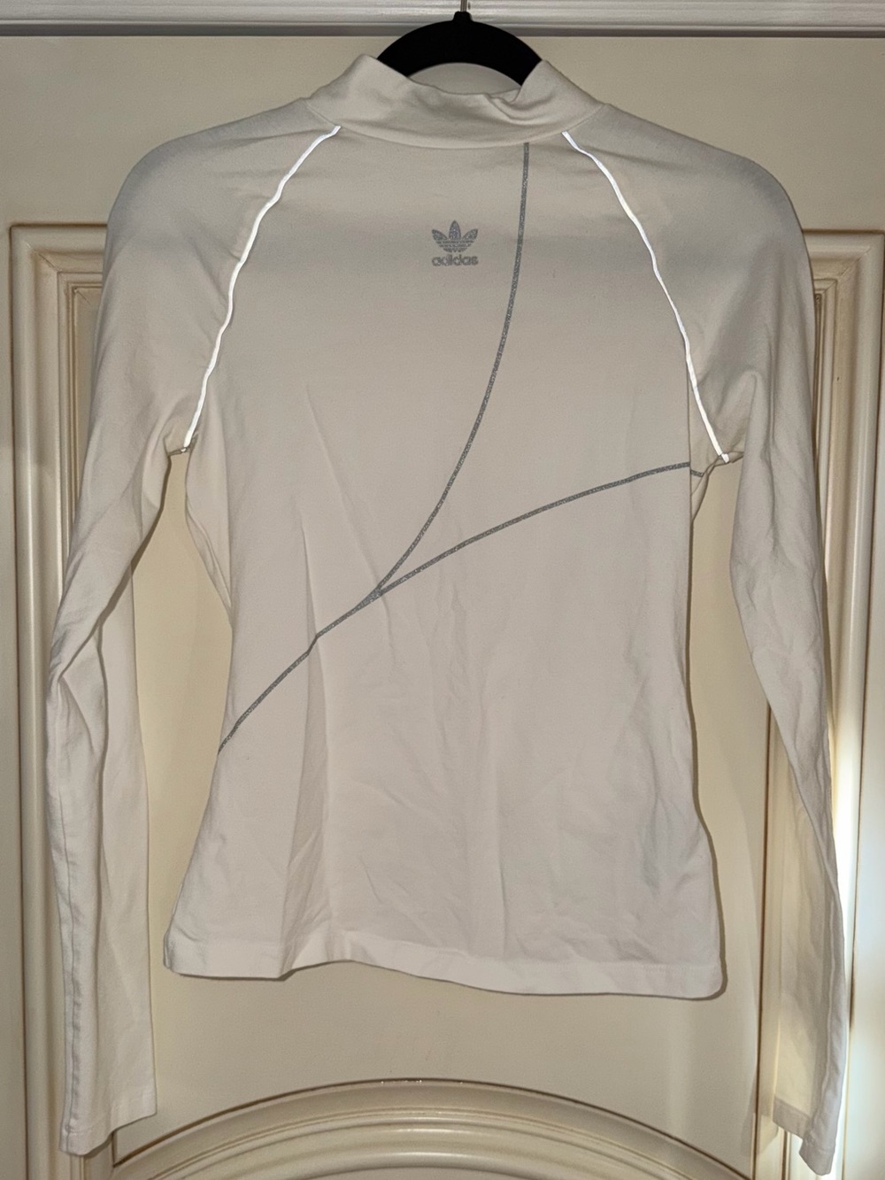 adidas Cream Long-Sleeve Women’s Sport Top